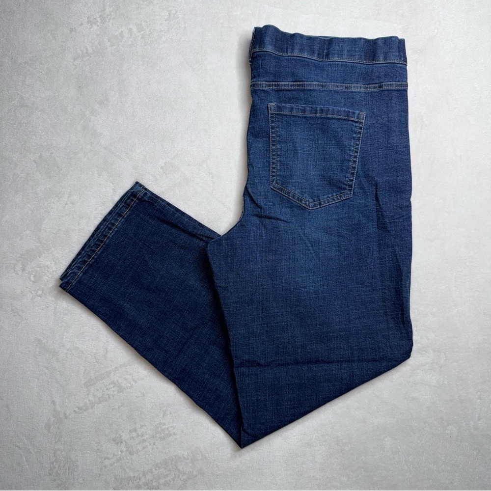 Time and Tru Maternity Jean Mid-Rise Straight Blue Denim Women’s Size XL (16-18)